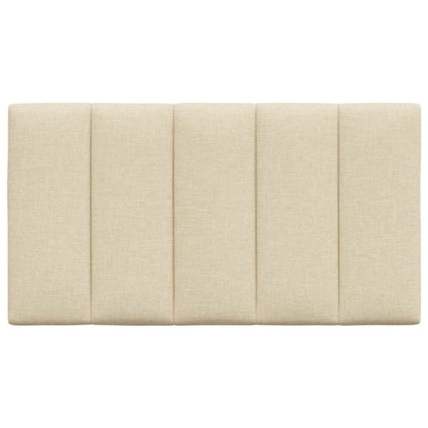 Headboard Cushion "Hanko" Cream 80 cm Fabric