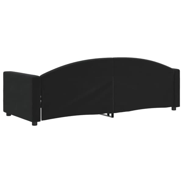Dagbädd svart 80x200 cm sammet