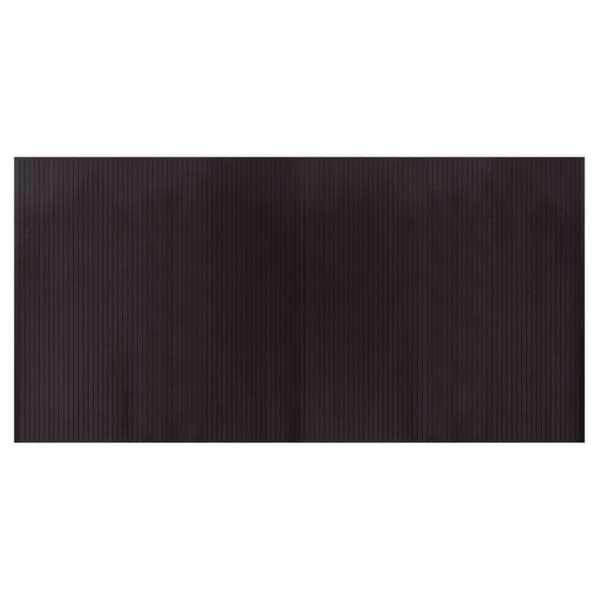 Matta rektangulär mörkbrun 100x200 cm bambu