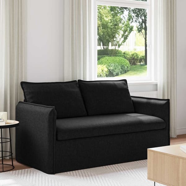 Soffa Svart 156 x 82 x 85 cm tyg