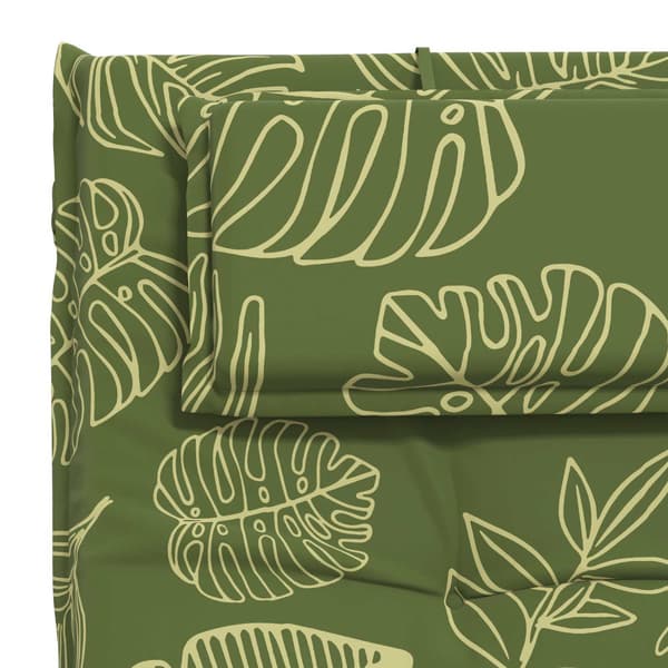 Solstol Kudde GEMERT 100% Polyester Bladdesign 190 x 50 x 9 cm