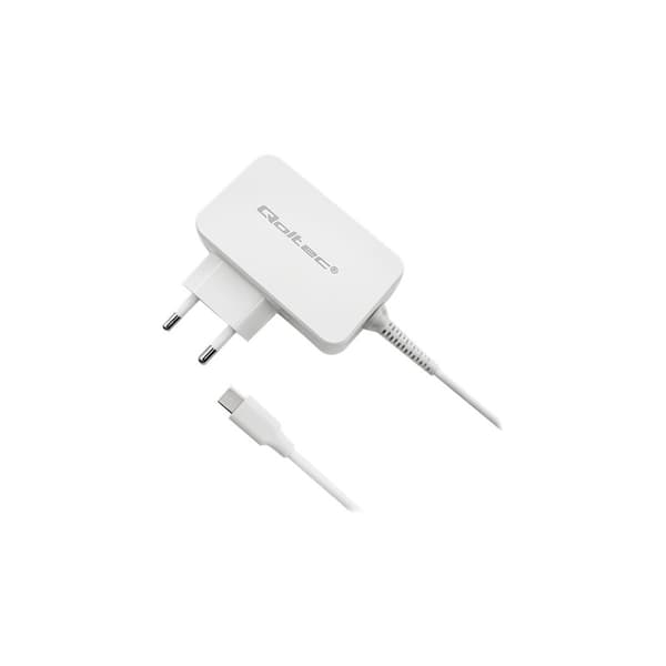 Qoltec strömadapter - USB-C - 65 watt