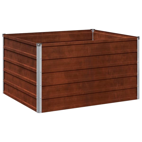 Höjd Trädgårdsbädd Rostig 100 x 80 x 55 cm corton
