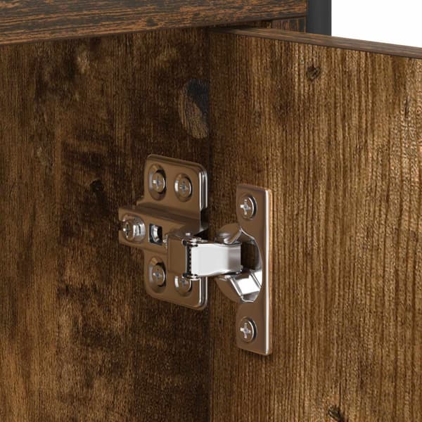 Sideboard Rökt ek 97 x 33 x 81 cm Konstruerat trä