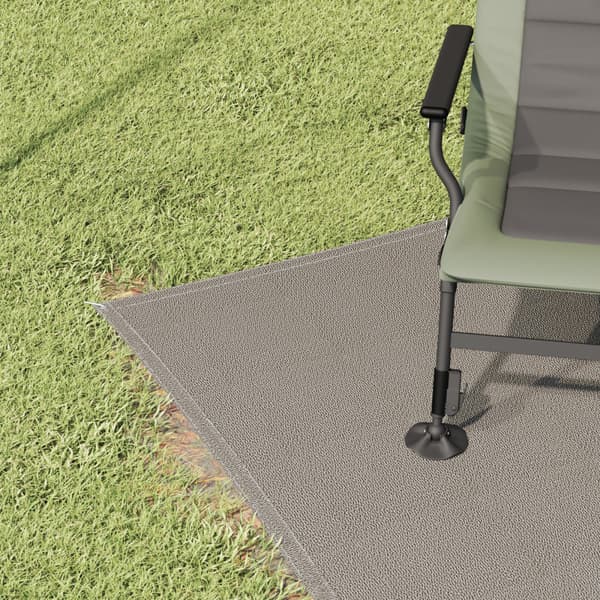 Tältmatta Ljusgrå 200 x 200 cm polyeten
