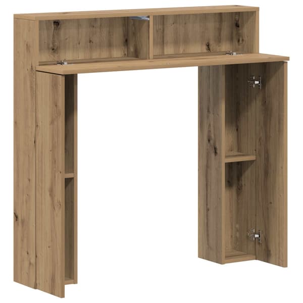 Eldstadsram Artisan-ek 102 x 18 x 100,5 cm Konstruerat trä