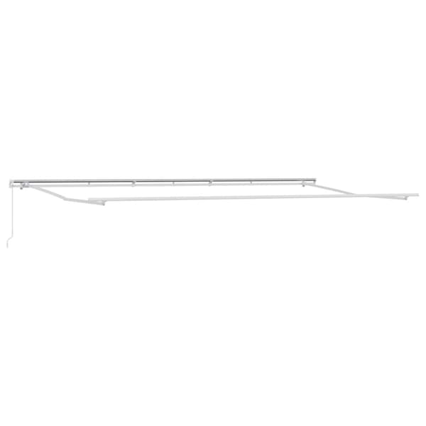 Markisram Vit 600 × 300 cm Aluminium
