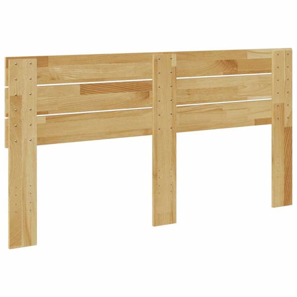 Sänggavel 140 cm massivt trä ek