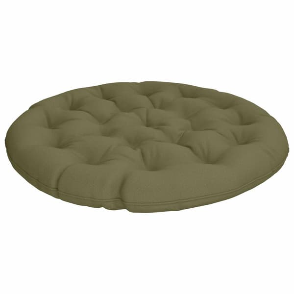 Papasan-kudde VIANEN 100% Polyester Olivgrön Ø 100 x 12 cm