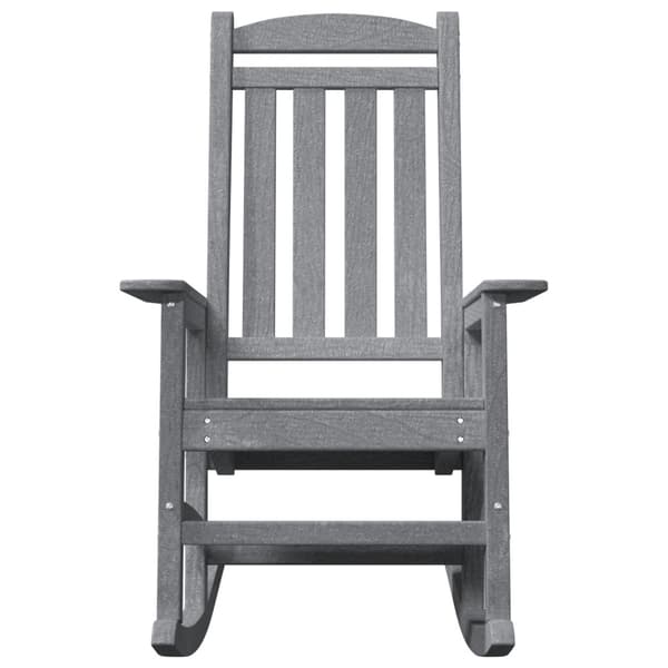 Gungstol 2 pcs Ljusgrå 92 x 70 x 108 cm polyeten