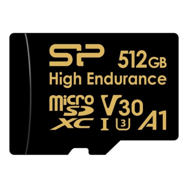 SILICON POWER Golden Series - High Endurance - flash-minneskort - 512 GB - microSDXC UHS-I U3