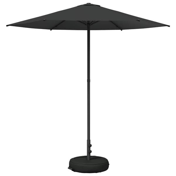 Trädgårdsparasol 230 x 230 cm Polyester Rektangulär Antracit