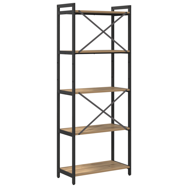 Hyllsystem Artisan Ek 60 x 30 x 155 cm Konstruerat trä