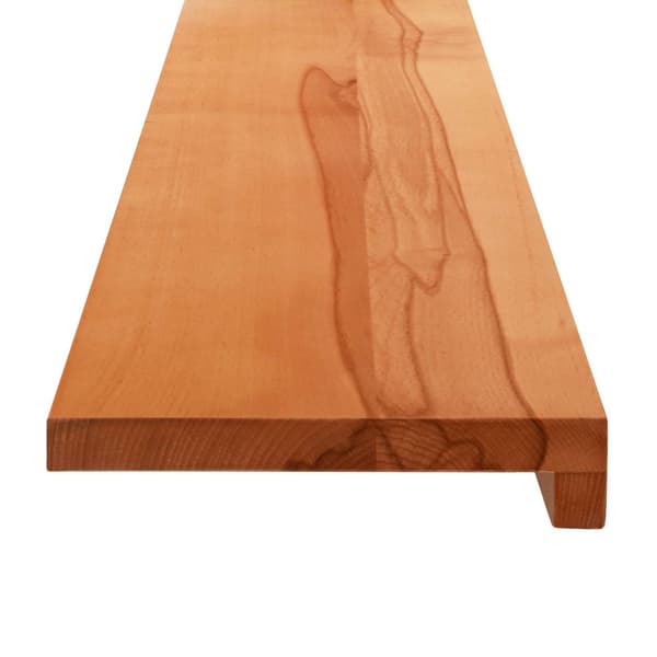 Trapstegsmattor 2 st 70 x 30 x 2 cm Ljusbrun Massivt bokträ