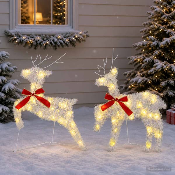 Julren 2 st 40 LED-lampor Varmvit
