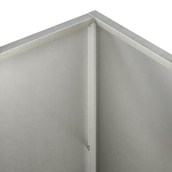 Trädgårdsplanterare 2 st Silver 80 x 40 x 40 cm Rostfritt stål