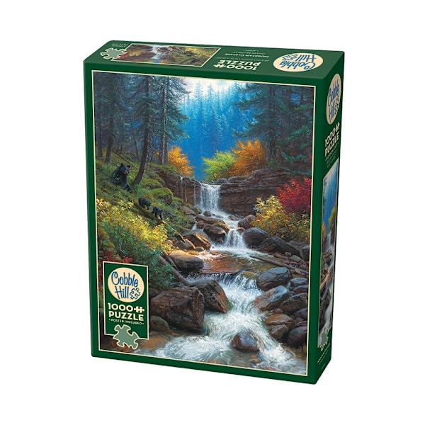 Mountain Cascade, Pussel, 1000 bitar, Cobble Hill