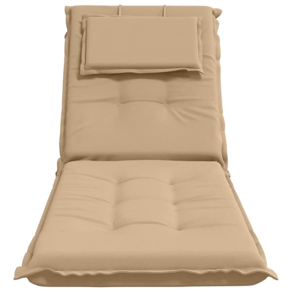 Solstol Kudde GEMERT 100% Polyester Sand 190 x 50 x 9 cm