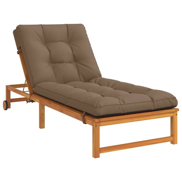Solstol Kudde VIANEN 100% Polyester Taupe 200 x 70 x 8 cm