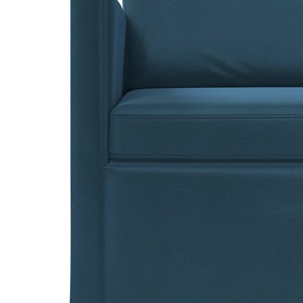 3-sitssoffa Blå 190 x 81 x 82 cm Sammet (V)