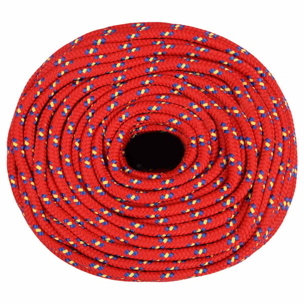 Mångsidigt bruksrep 10 mm 25 m Röd PP 645 kg Maxbelastning