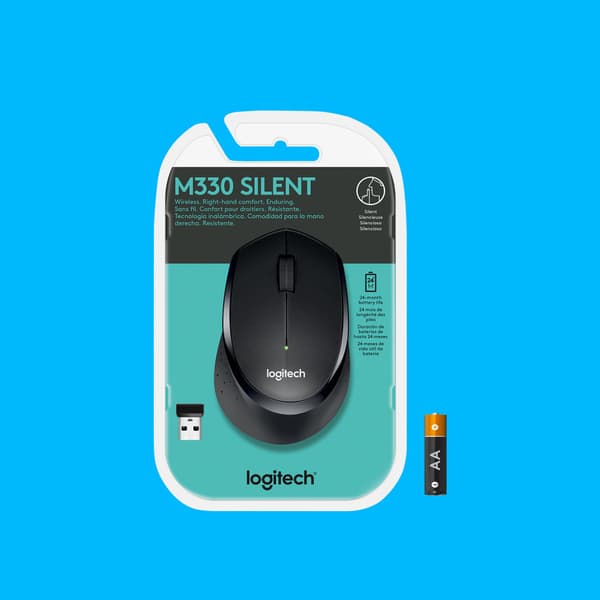 Logitech M330 Silent Plus datormöss högerhand RF Trådlös Mekanisk 1000 DPI