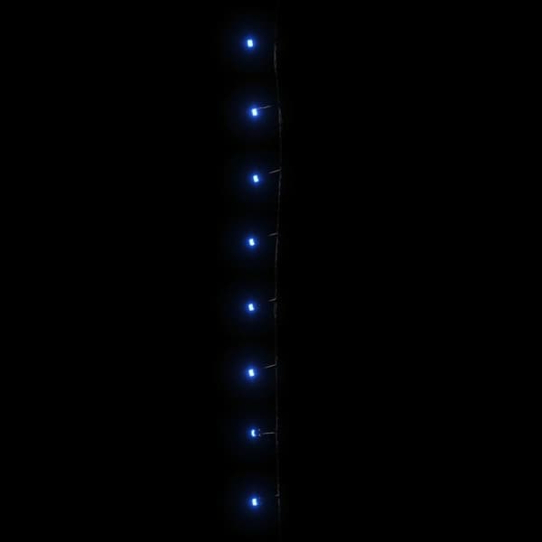 Ljusslinga med 600 LED blå 60 m PVC