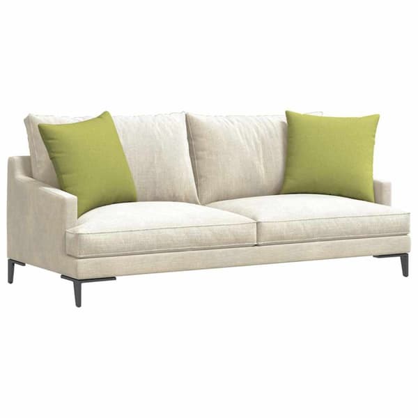 Sofakuddar 2 pcs Ljusgrön 50 x 50 cm tyg