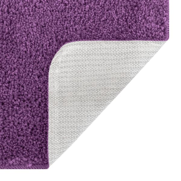 Antisklid badmatta set 3 pcs Lila PP