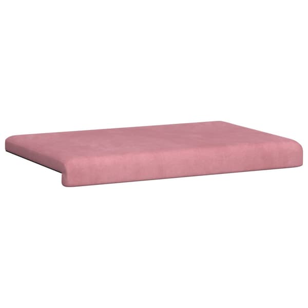 Bänk kudde Sammet (V) Rosa Djup 35 cm