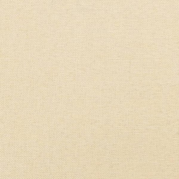 Fotpall gräddvit 45x29,5x35 cm tyg