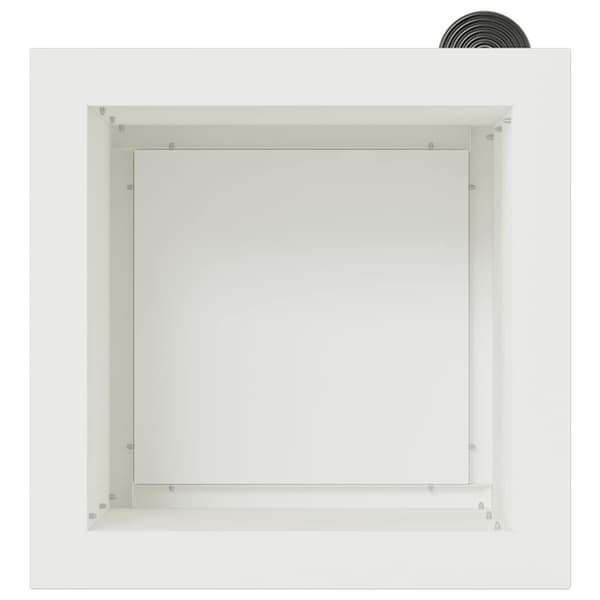 Odlingslåda med LED Vit 30 x 30 x 30 cm Stål