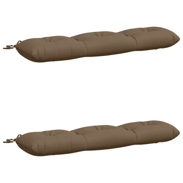 2-delade Bänk Kuddar VIANEN 100% Polyester Taupe