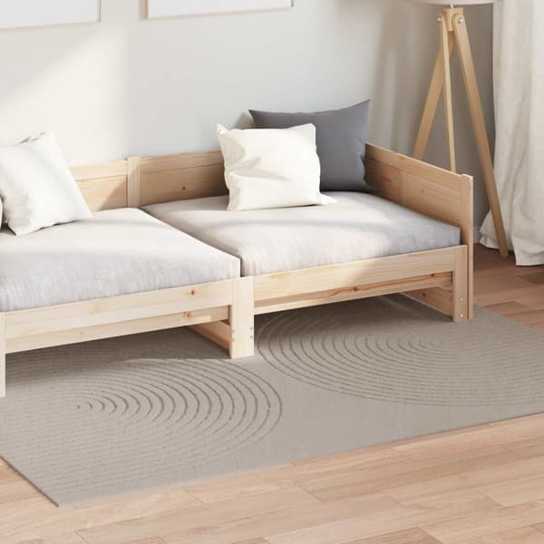 Områdesmattor Rektangulär GALATI Beige 170 x 120 cm Polyester