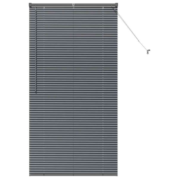 Persienner Mörkgrå 175 x 90 cm Aluminium