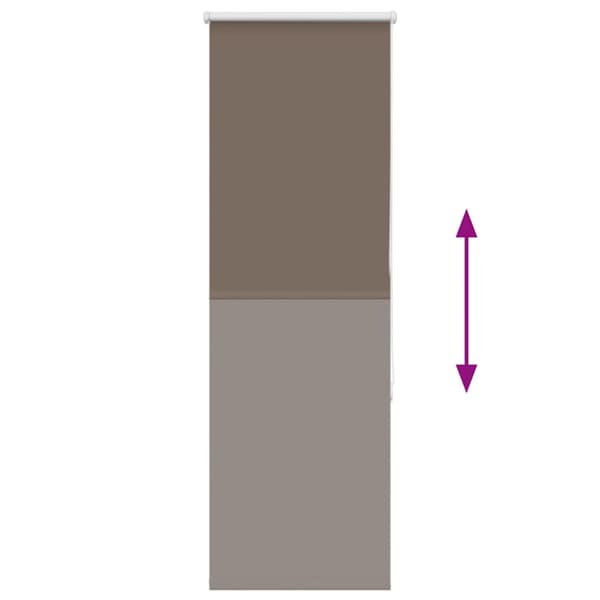 Mörkläggningsgardin kaffe 60x175 cm tyg bredd 55,7 cm polyester