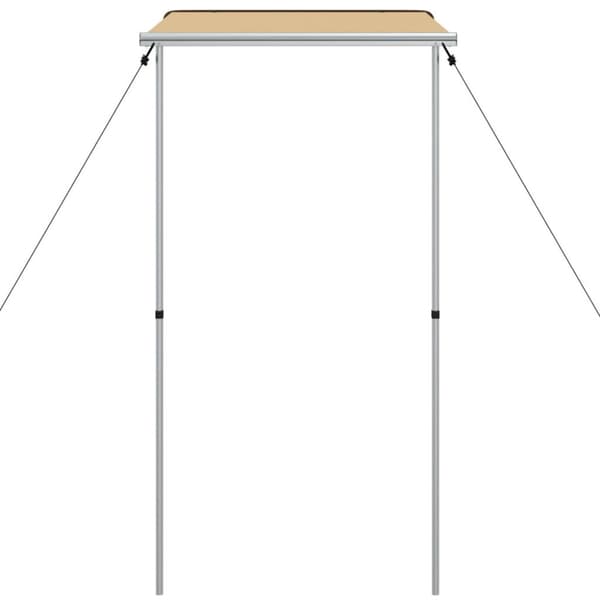 Husvagnsmarkis 1,2x2x2,15 m beige