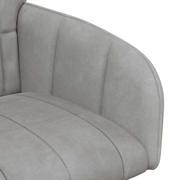 Matstolar 6 pcs Sammet Ljusgrå 57 x 50 x 85 cm