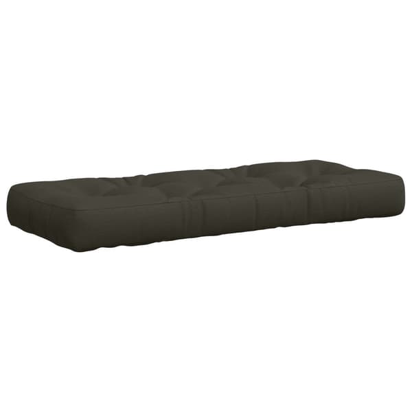 Pallkudd VIANEN 100% Polyester Antracit 120 x 40 x 12 cm