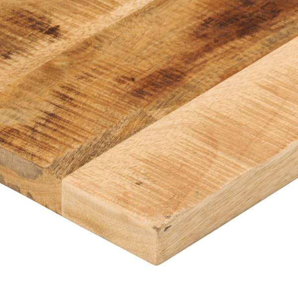 Bordsskiva 160x20x2,5 cm rektangulär massivt grovt mangoträ