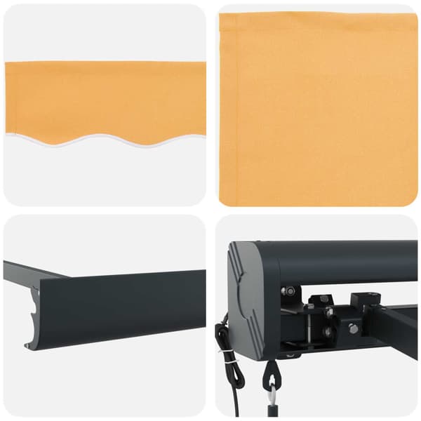 Markis Sand 300 x 250 cm Polyester och aluminium