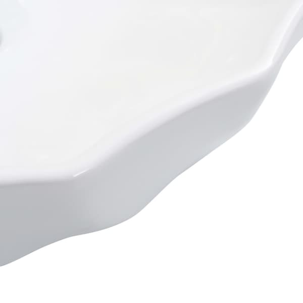 Handfat 46x17 cm keramik vit