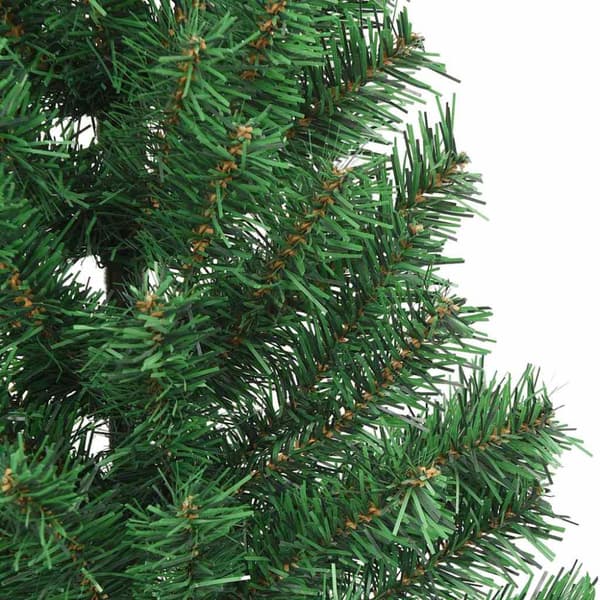 Konstgjord Förbelyst Julgran Grön 210 cm PVC