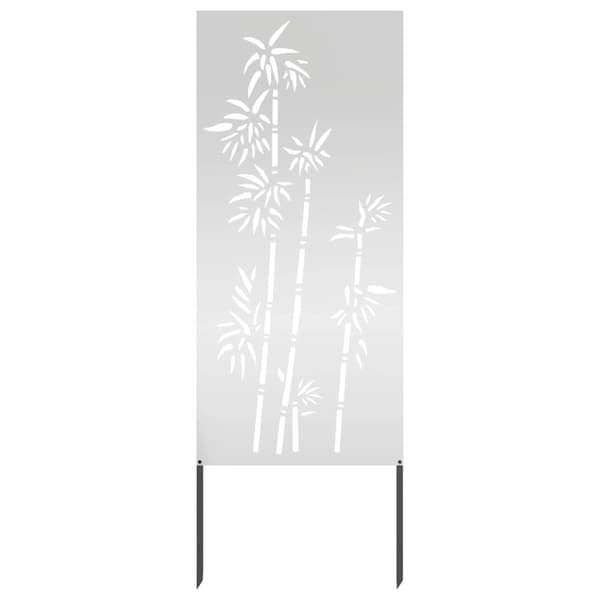 Trädgårds integritetsskärm Silver 50 x 140 cm Galvaniserat stål