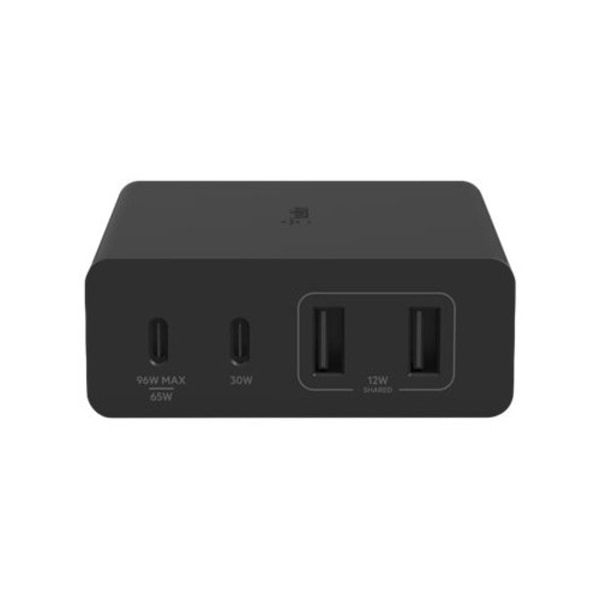 Belkin BoostCharge Pro strömadapter - GaN-teknik - 2 x USB, 2 x USB-C - 108 Watt
