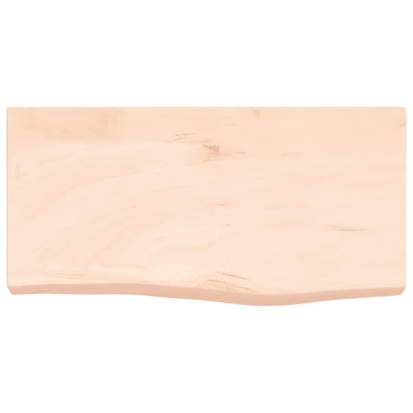 Hyllplan 60x30x(2-6) cm obehandlad massiv ek