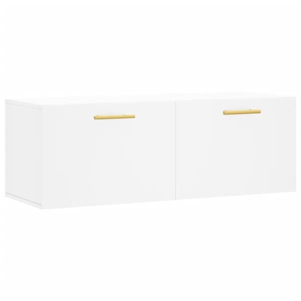 Väggskåp vit 100x36,5x35 cm konstruerat trä
