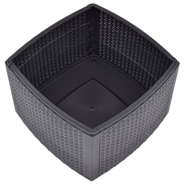 Sidobord mocka 54x54x36,5 cm plast