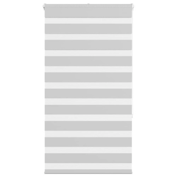 Rullgardin zebra ljusgrå 70x150 cm tyg bredd 65,9 cm polyester