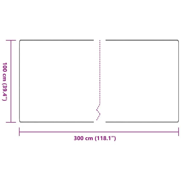 Matta-runner Antracit 100 x 300 cm 100% Polypropen